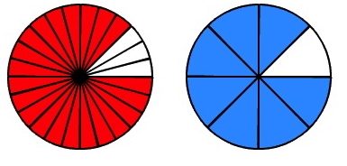 image showing equivalent fractions from Fish Lake game